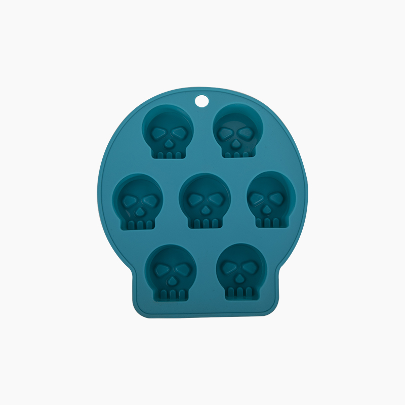 Forma de gelo de caveira de silicone